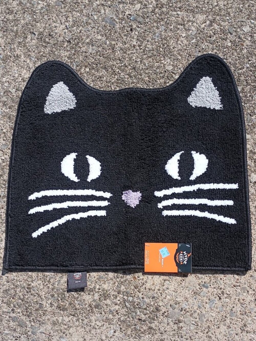 Hide & Eek Halloween Cat Bath Mat NWT